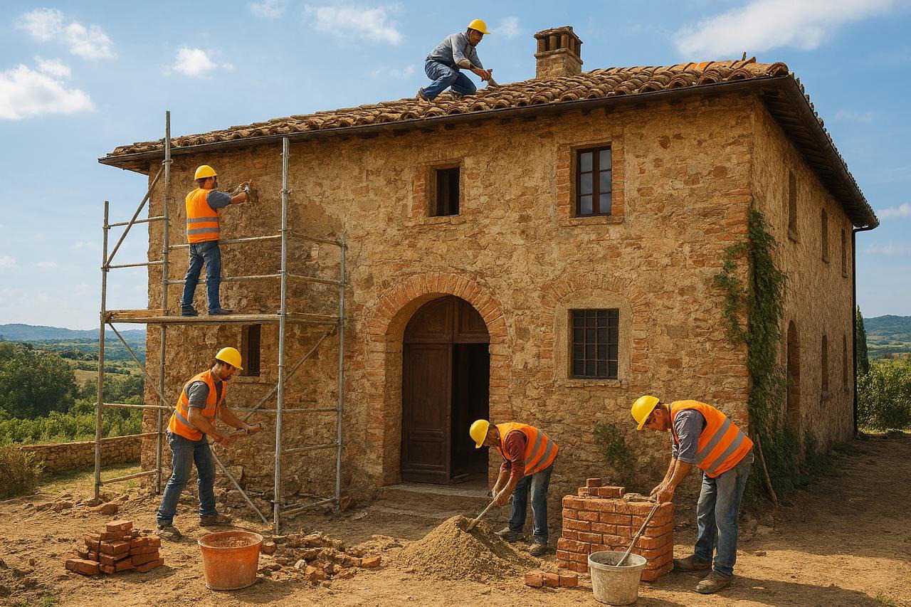 أعمال الترميم وإعادة التأهيل